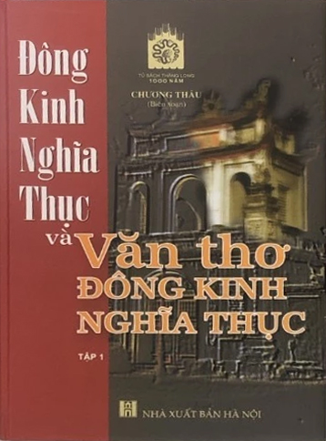 Đông Kinh Nghĩa Thục và văn thơ Đông Kinh Nghĩa Thục