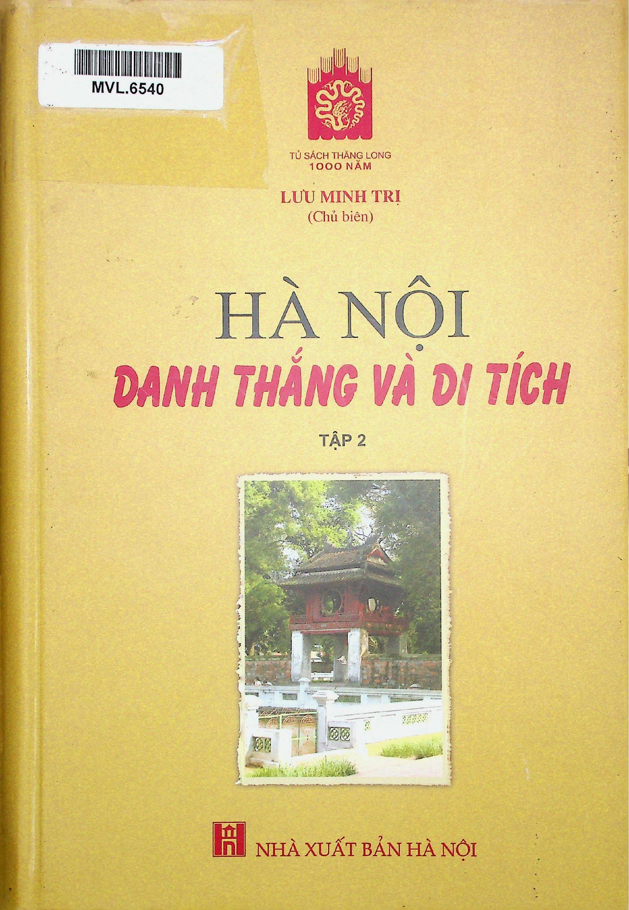 Hà Nội Danh thắng và di tích Tập 2