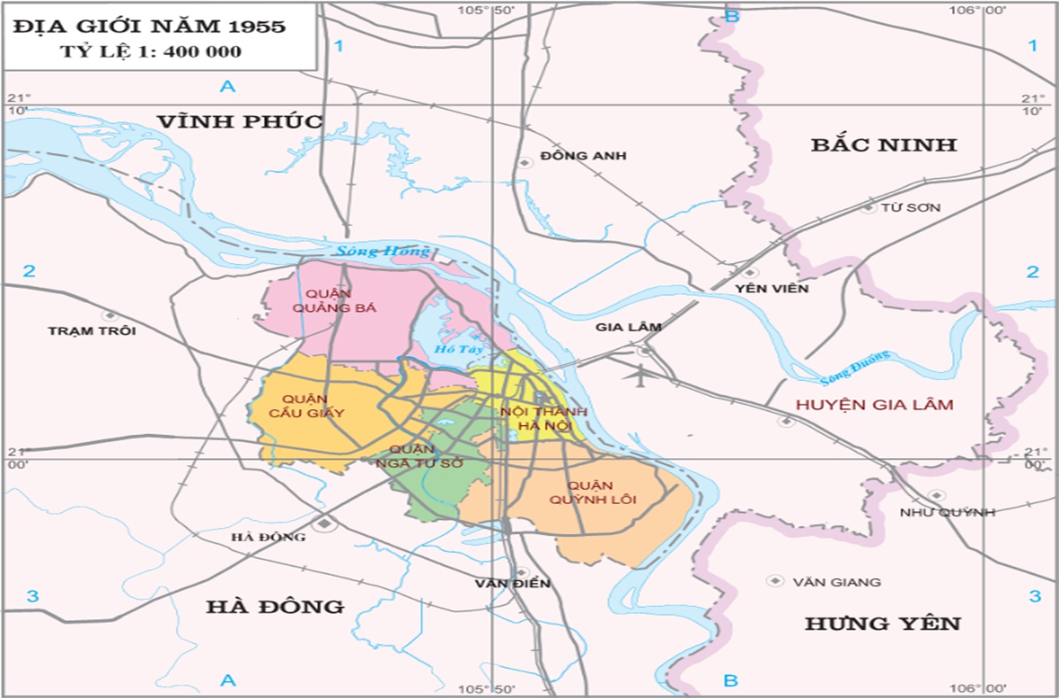 Hanoi’s administrative map changes through history (part 1)