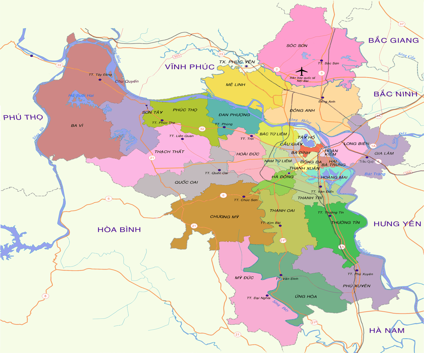 Hanoi’s administrative map changes through history (part 2)