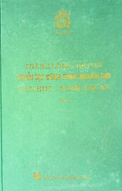 Thăng Long - Hà Nội tuyển tập công trình nghiên cứu văn học nghệ thuật tập 2