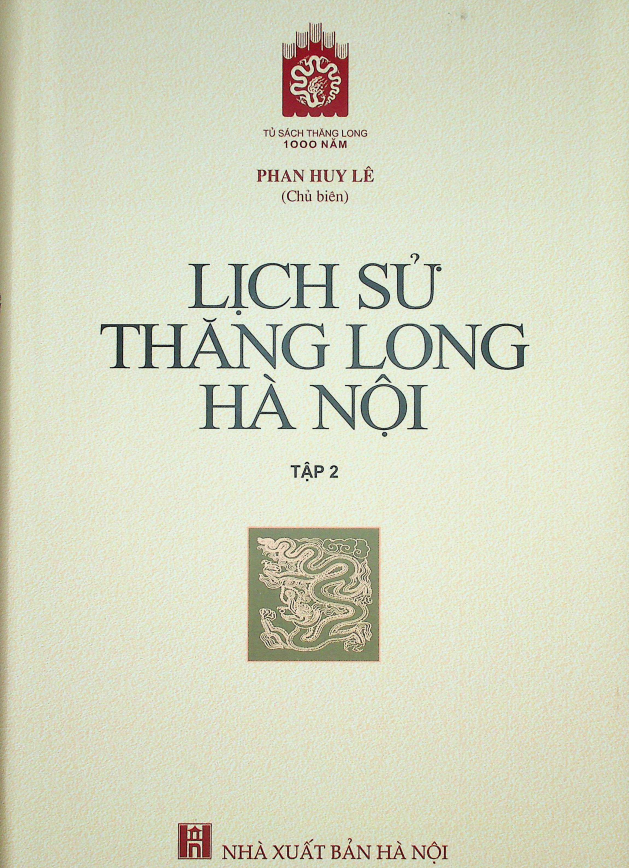 Lịch sử Thăng Long-Hà Nội tập 2