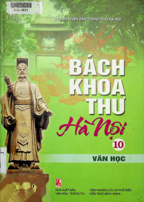 Bách Khoa thư Hà Nội 10 văn học
