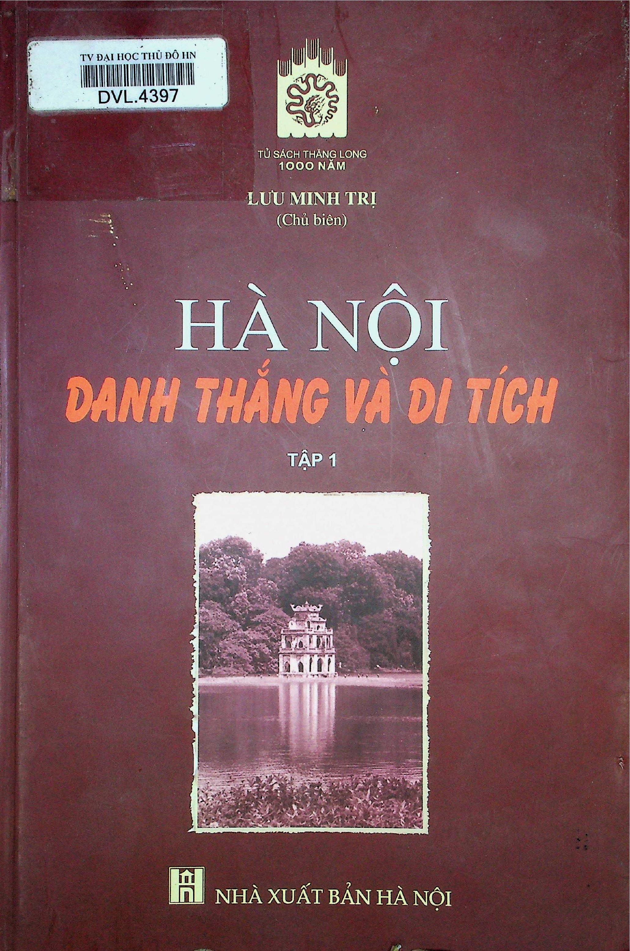 Hà Nội Danh thắng và di tích tập 1