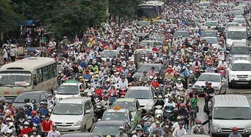 Áp lực từ việc gia tăng dân cư trên địa bàn Thủ đô