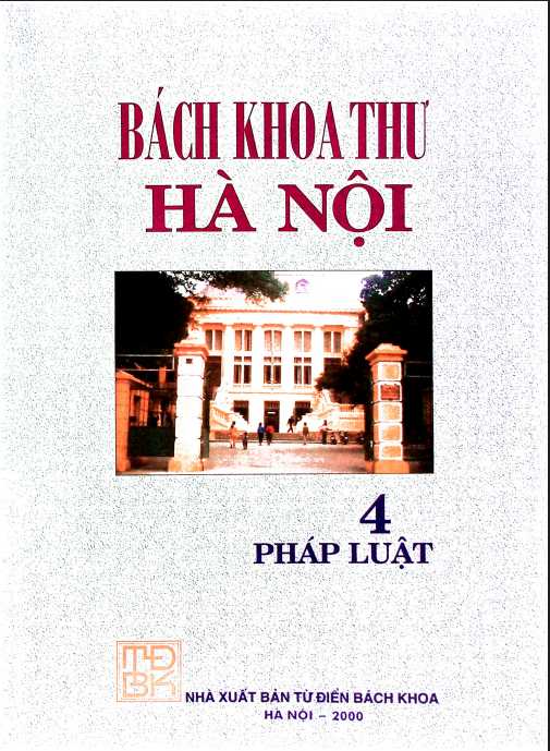 Bách Khoa Thư Hà Nội 4 Pháp luật
