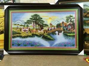 Làng thêu Quất Động: Dấu ấn văn hóa qua từng đường kim mũi chỉ