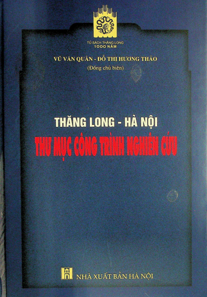 Thăng Long - Hà Nội thư mục công trình nghiên cứu